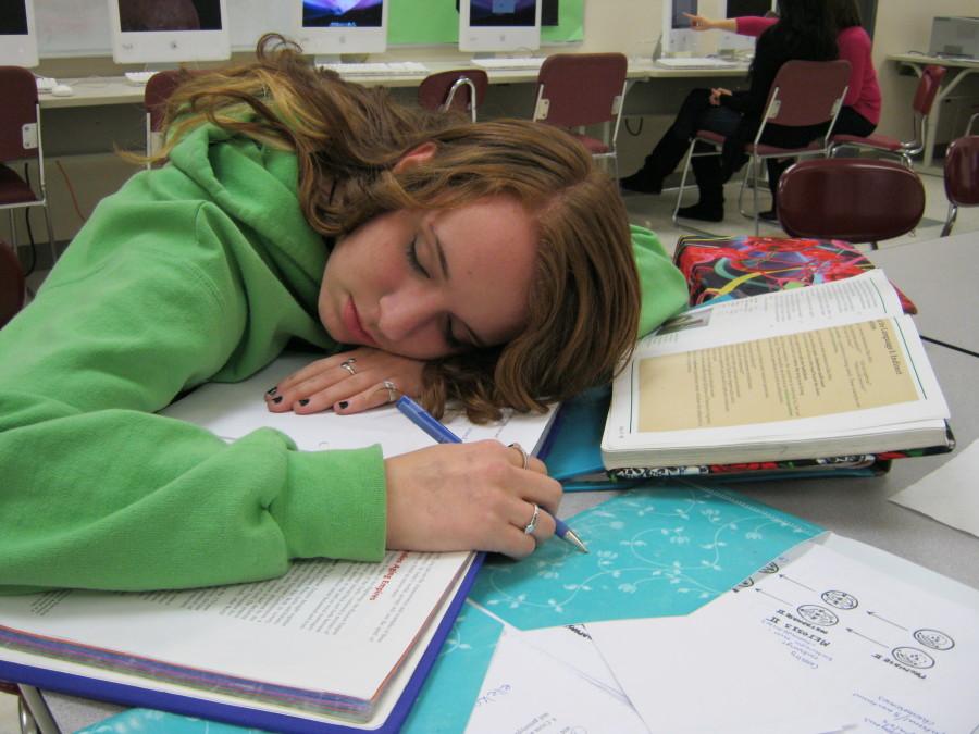 Sleeping for Schoolwork