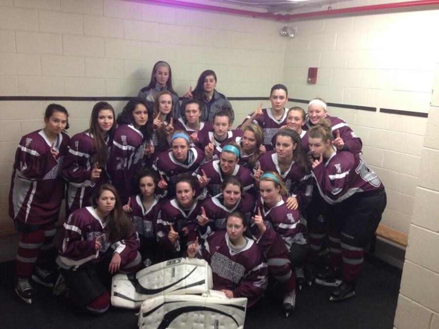 WA Girls' Hockey team after winning the DCL championship title.