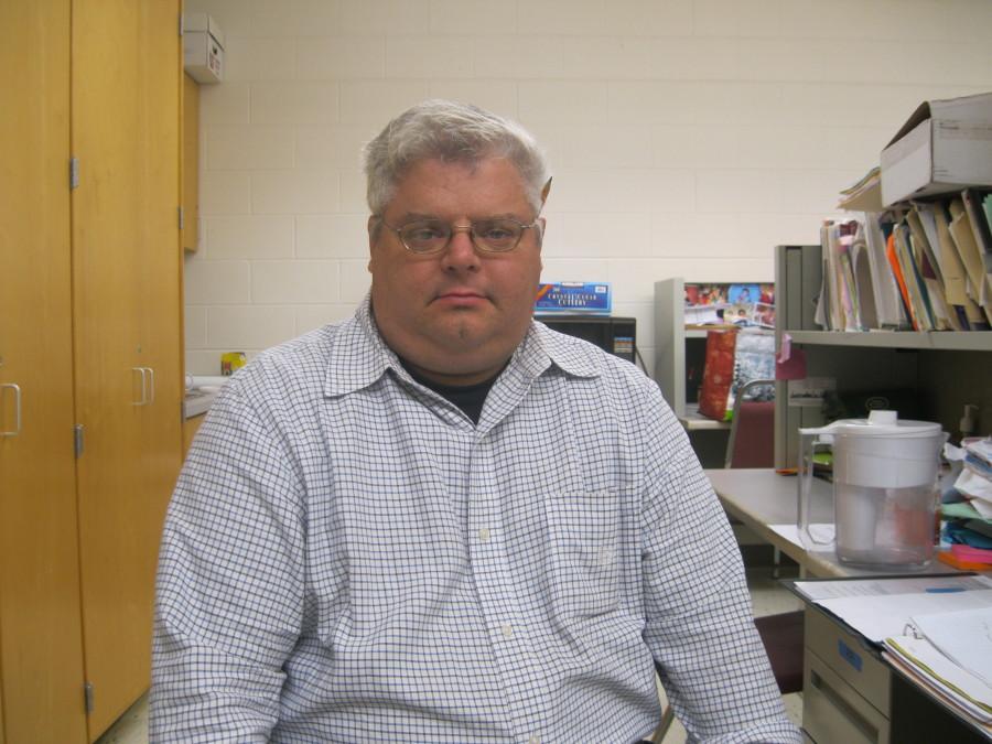 James Devine is a new physics teacher in the science department. 