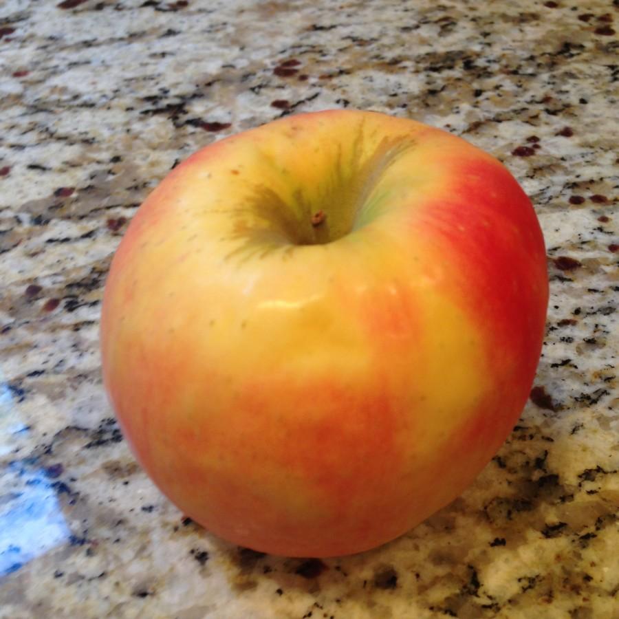 A fresh apple.