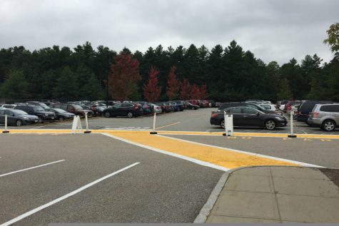 Student parking lot.
