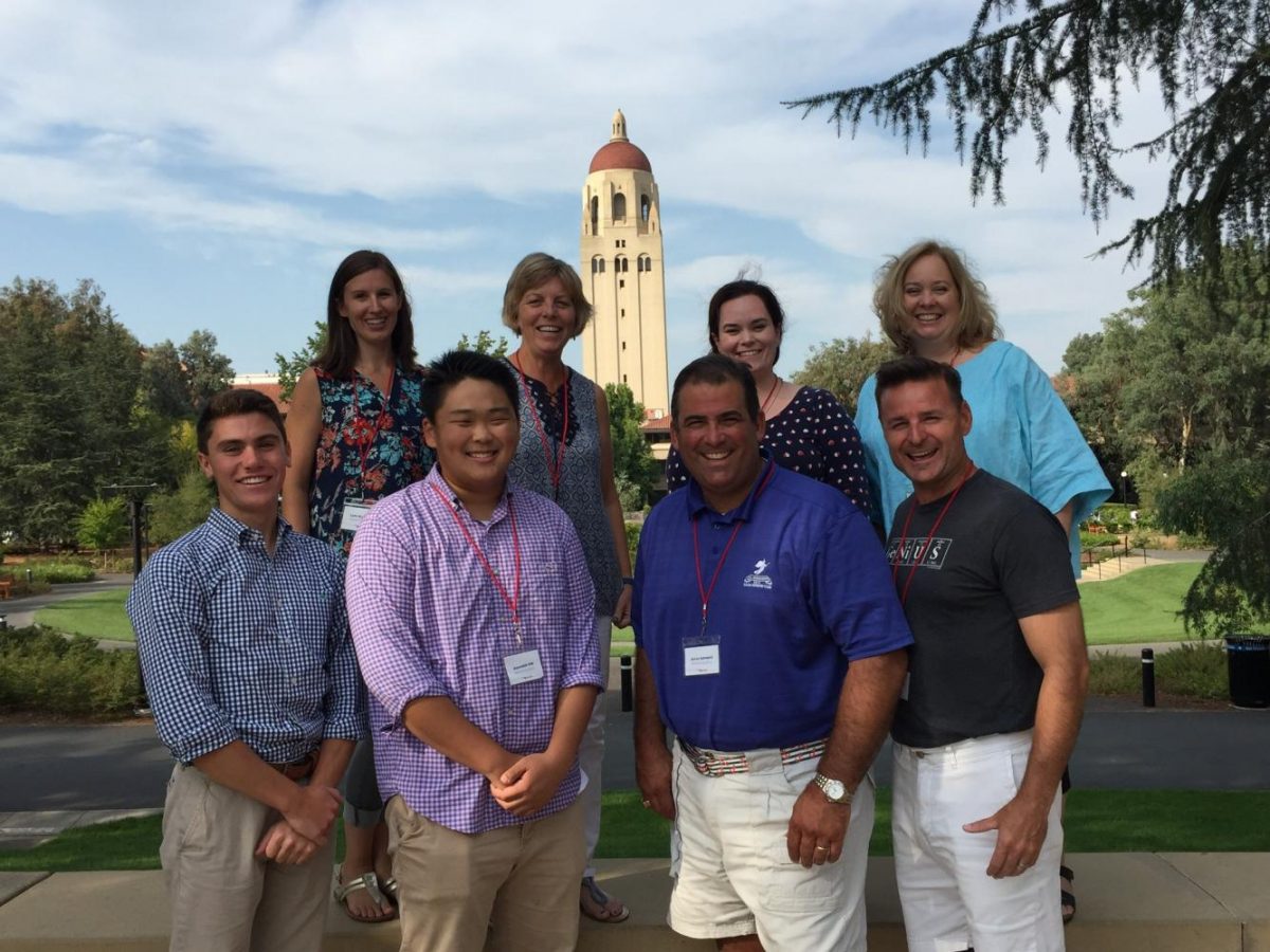 The group from WA at Stanford University 