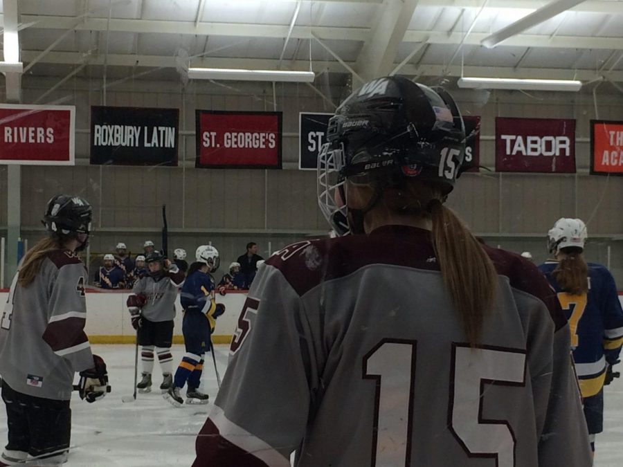 Girls’ Hockey caps off senior night with rivalry win