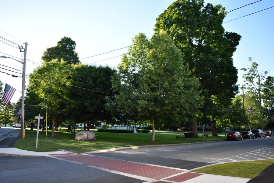 The Town Common facing Lincoln Street.
