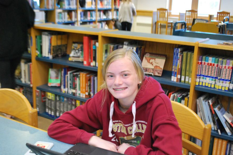 Freshman Grace Carroll: I think its helpful to other students in school. [As to whether or not its useful], students worked hard for it, and it shouldnt be undermined.
