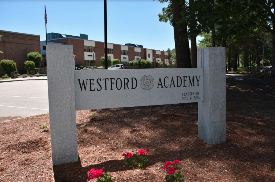 Stone+sign+located+outside+of+Westford+Academy