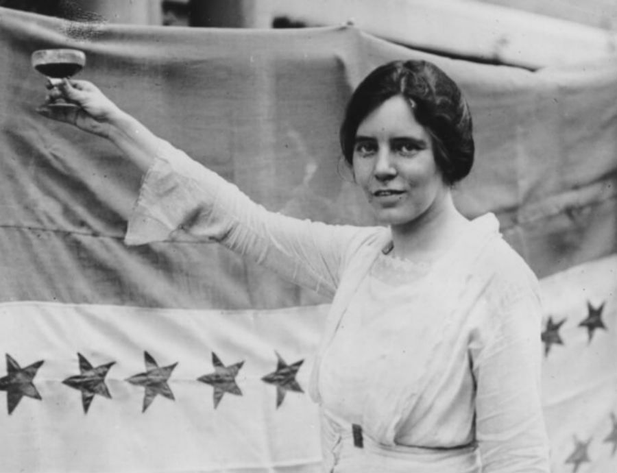 Alice Paul, mother of the suffrage movement in America