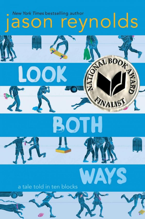 Book Cover for Look Both Ways, featuring characters depicted from the stories.