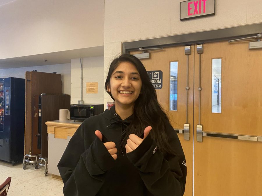 Sophomore Alpana Bakshi: Im thinking of taking creative writing next year. I just think itd be pretty cool, and I had half a year to fill. Its an honors course and itll help my writing.