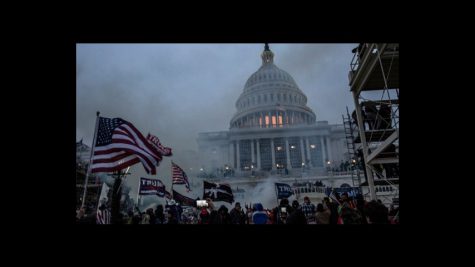 The Capitol Building during the riot. The incident took place on January 6, 2021.