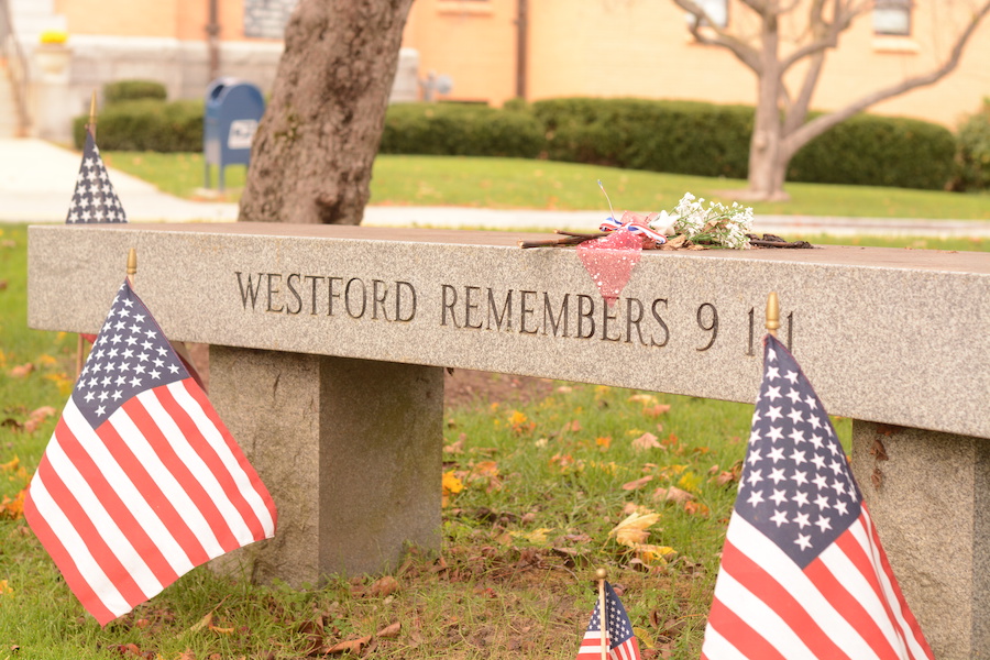 The first project of Westford Remembers after its inception in 2010, this bench is dedicated to two victims of 9/11 from Westford, Susan MacKay and James Hayden.