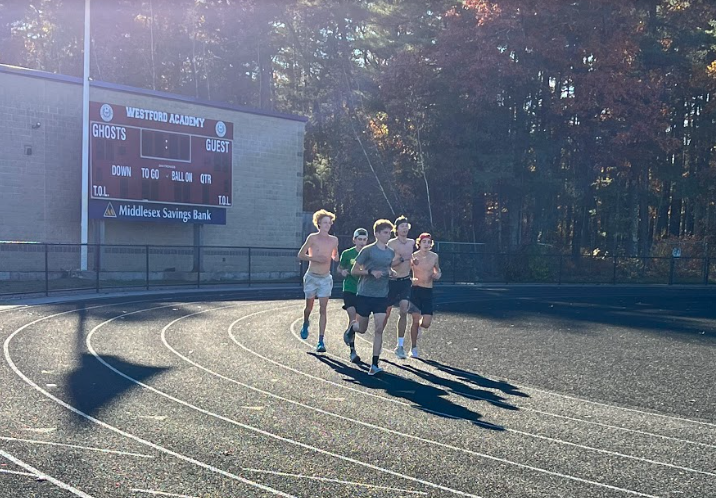 WA Boys Cross Country practices in preparation for upcoming Divisional Meet.