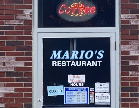 The outside view of Marios.