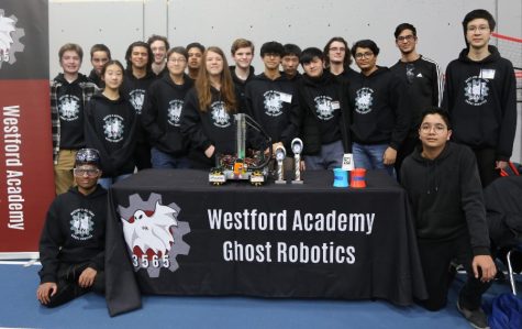 Ghost Robotics poses after winning the Qualifiers competition.