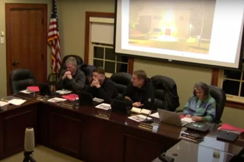 The Planning Board listens to public comments during their Feb. 6 meeting where they discuss the opening of applicant Jeffrey Steinbrechers gun shop opening in Westford.