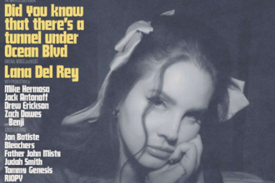 The official album cover of Lana Del Reys Did you know that theres a tunnel under Ocean Blvd.