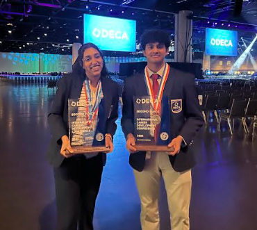 Rohita and Dedeep place 2nd in their events at ICDC. .