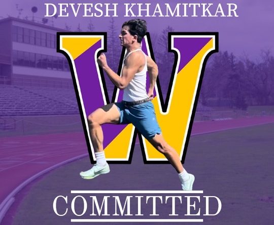 Khamitkar will run indoor and outdoor track and field at Williams College next fall.