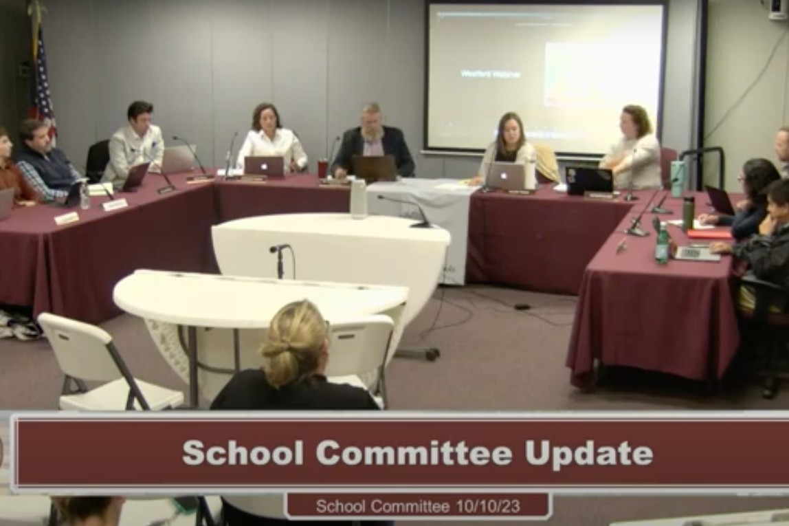 The school committee meets on Tuesday, Oct. 10 to discuss the cancelation of the eighth grade Washington D.C. trip.