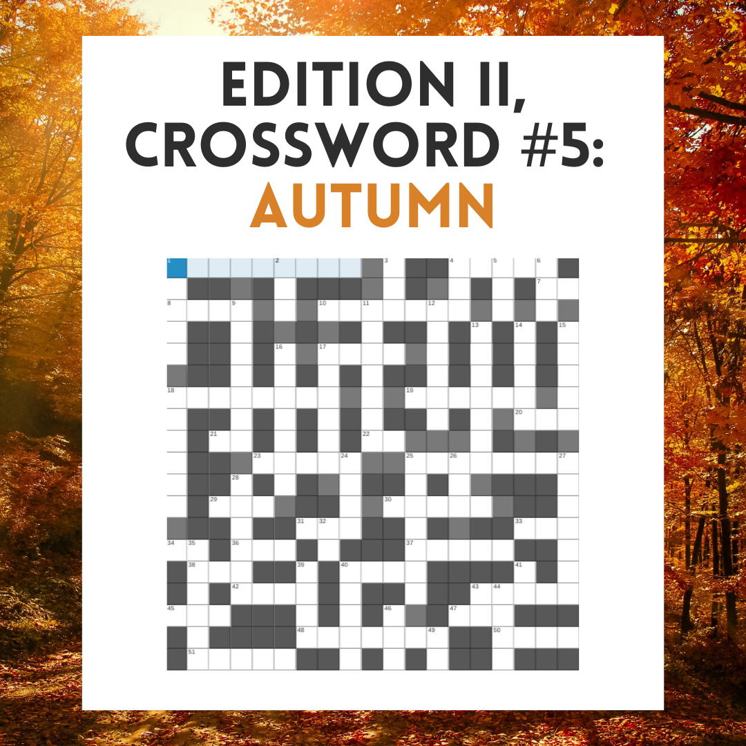 Edition II, Crossword #5: Autumn