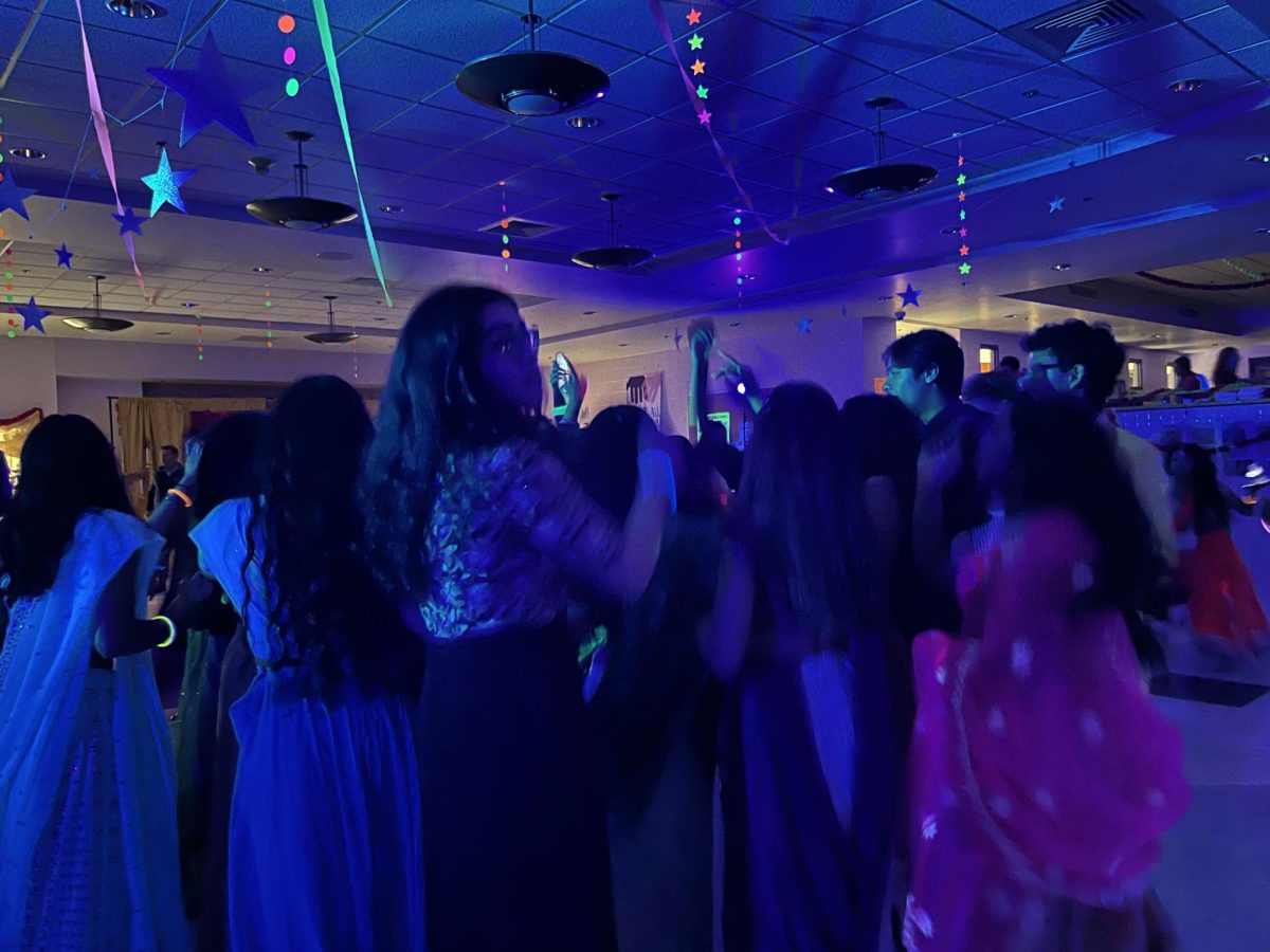 To finish off the night, students dance on the open Bollywood dance floor during last years Darba.