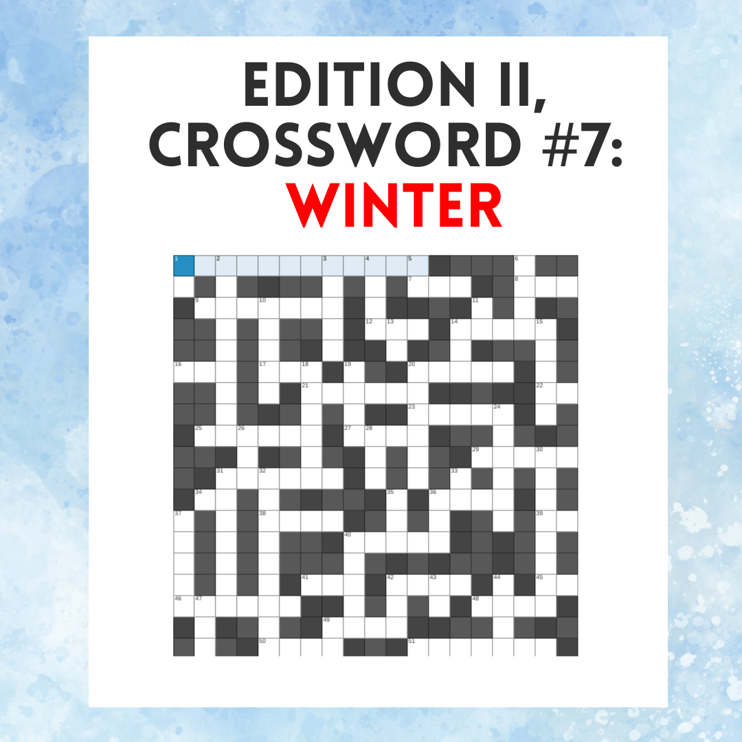 Edition II: Crossword 7: Winter
