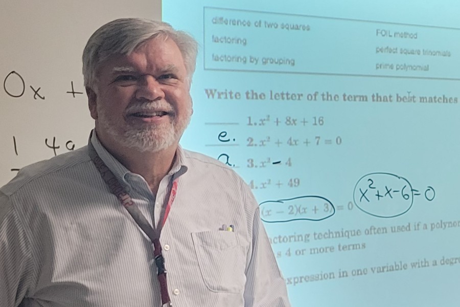 Mr. Sitarski teaches Freshman Algebra I  at WA.