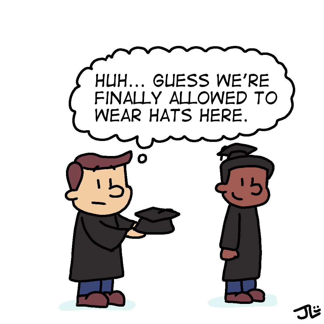 Comic: Hats in School