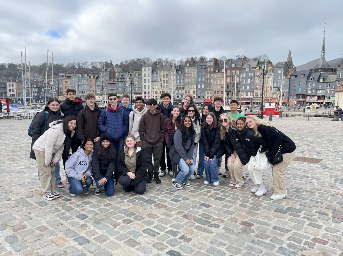 Last year's WA exchange students pose for a picture in Newport, Rhode Island.