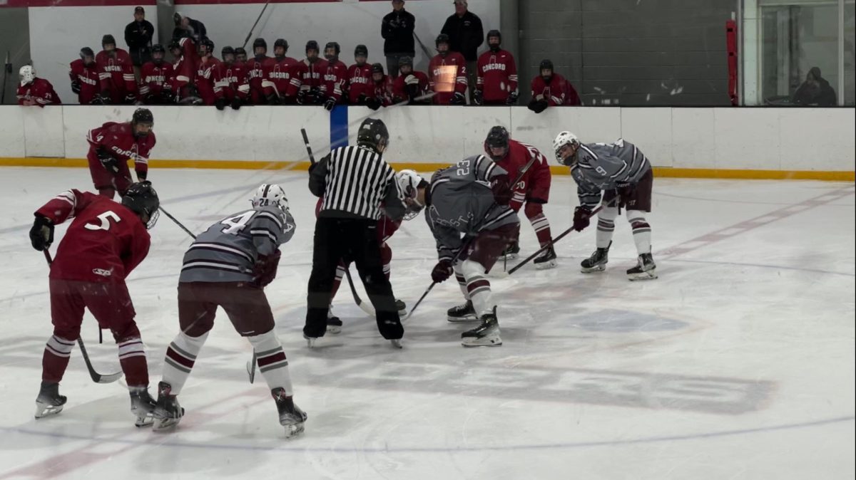 Face off at WA Boys' Ice Hockey Scrimmage