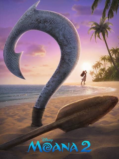 This is the movie poster of 'Moana 2', which released in theaters on November 27, 2024.