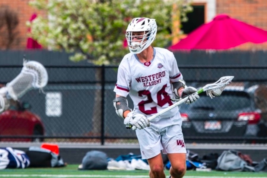 Burns playing lacrosse on the WA Trustees Field.

Provided by Nick Burns. 