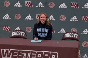 A signing celebration took place on Thursday, Jan. 16 where senior Leah Bordenca was recognized for her commitment to Worcester State University.