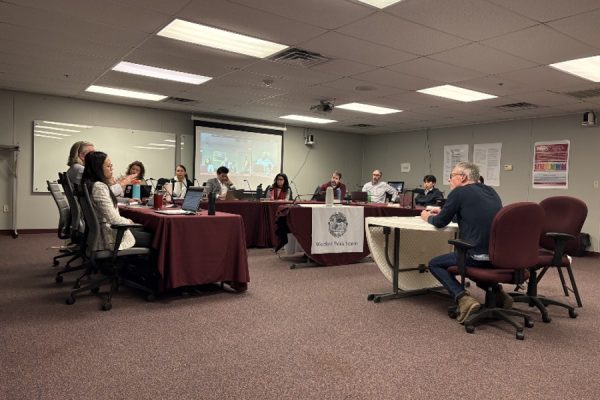 WPS parent James Winder voices his thoughts to the school committee during the FY26 budget hearing.